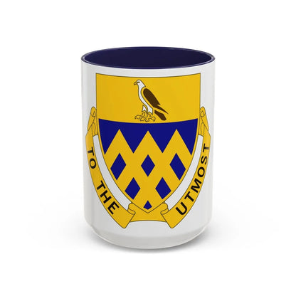 101 Cavalry Regiment (U.S. Army) Accent Coffee Mug-15oz-Navy-Go Mug Yourself