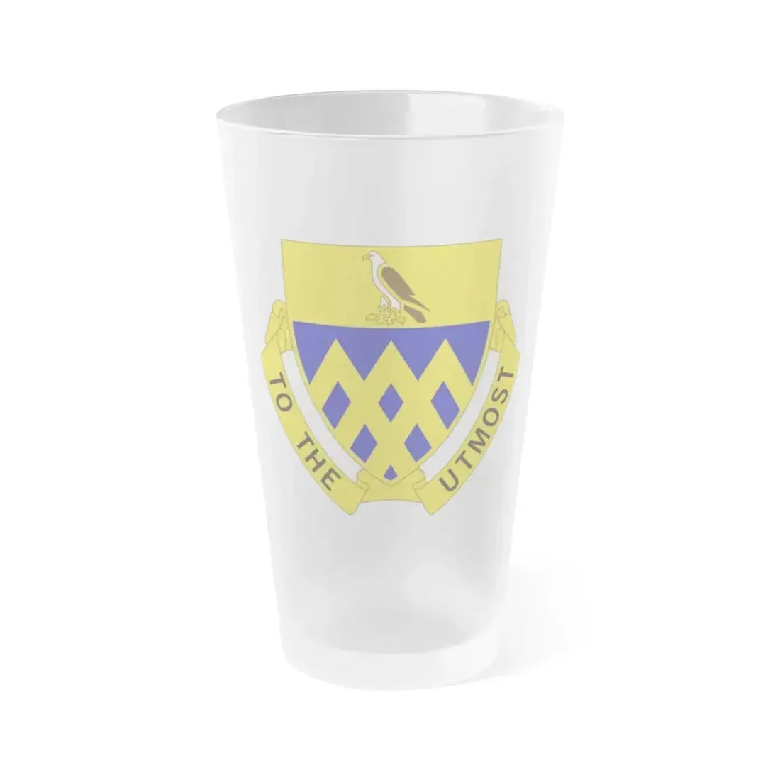 101 Cavalry Regiment (U.S. Army) Frosted Pint Glass 16oz Default Title - Go Mug Yourself