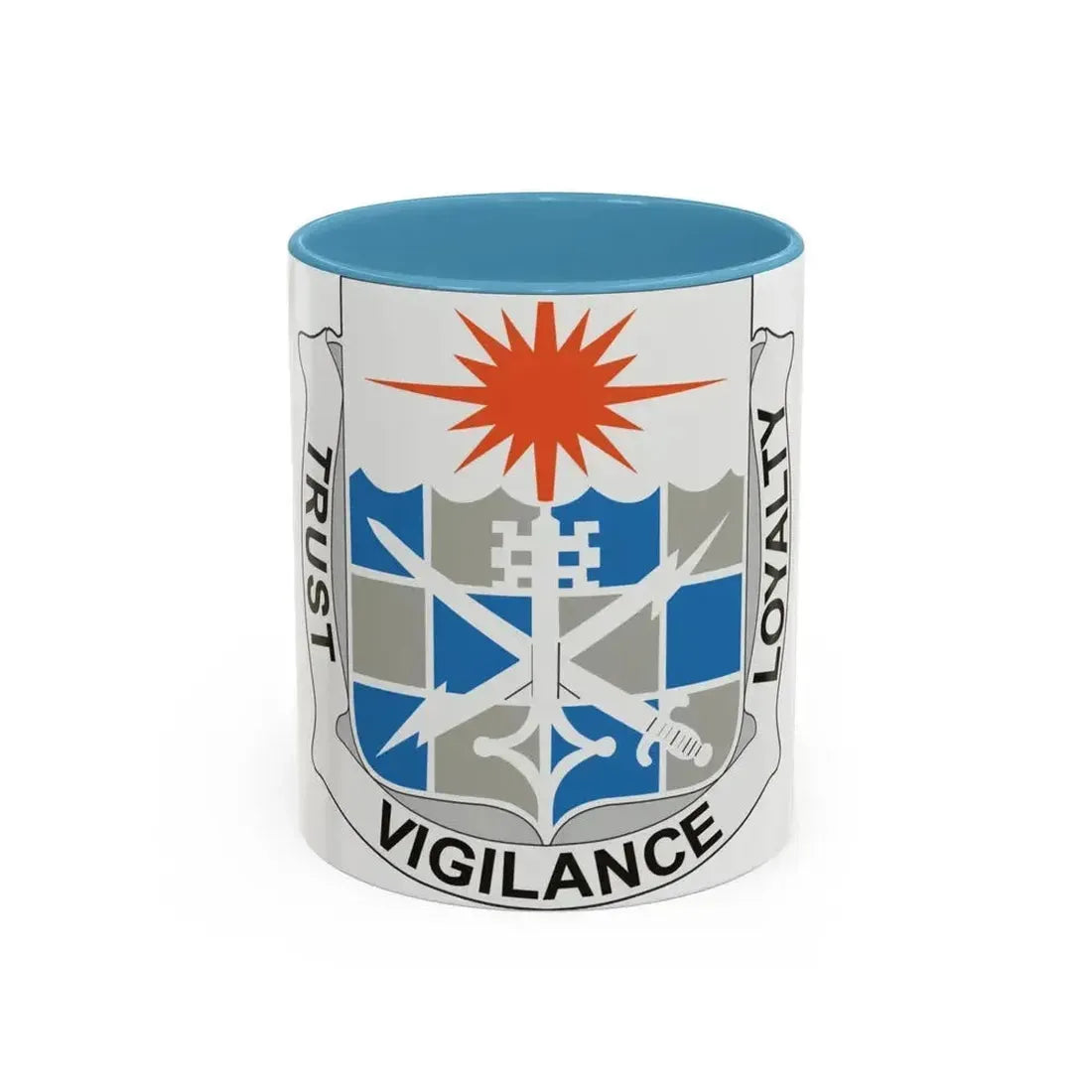 101 Military Intelligence Battalion (U.S. Army) Accent Coffee Mug 11oz Light Blue - Go Mug Yourself