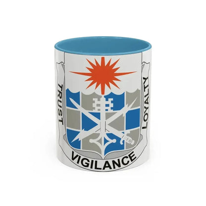 101 Military Intelligence Battalion (U.S. Army) Accent Coffee Mug 11oz Light Blue - Go Mug Yourself