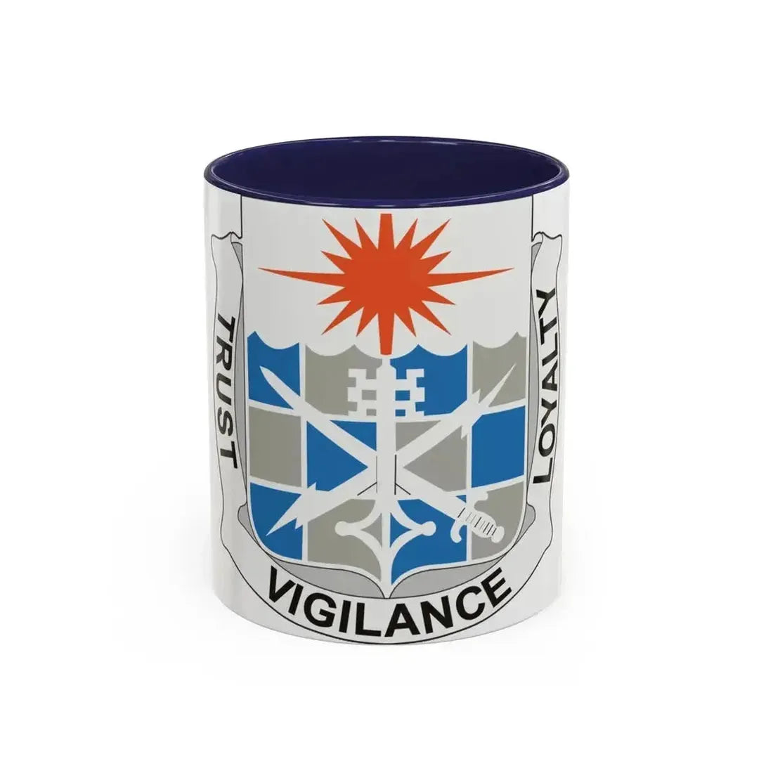 101 Military Intelligence Battalion (U.S. Army) Accent Coffee Mug 11oz Navy - Go Mug Yourself