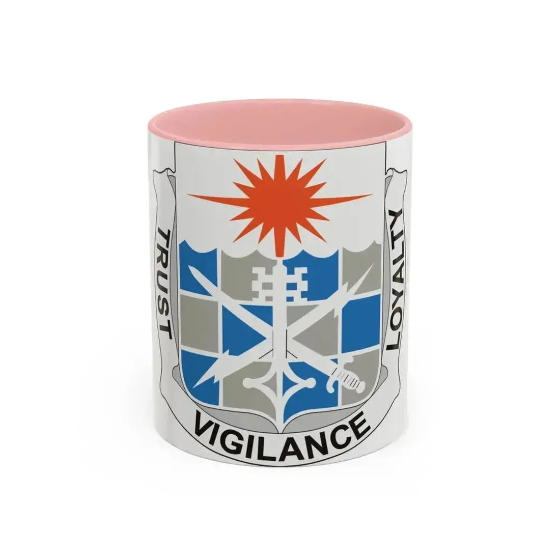 101 Military Intelligence Battalion (U.S. Army) Accent Coffee Mug 11oz Pink - Go Mug Yourself