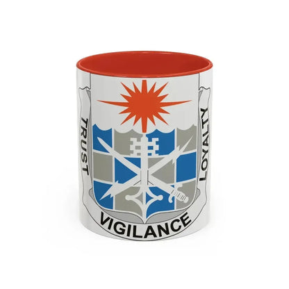 101 Military Intelligence Battalion (U.S. Army) Accent Coffee Mug 11oz Red - Go Mug Yourself