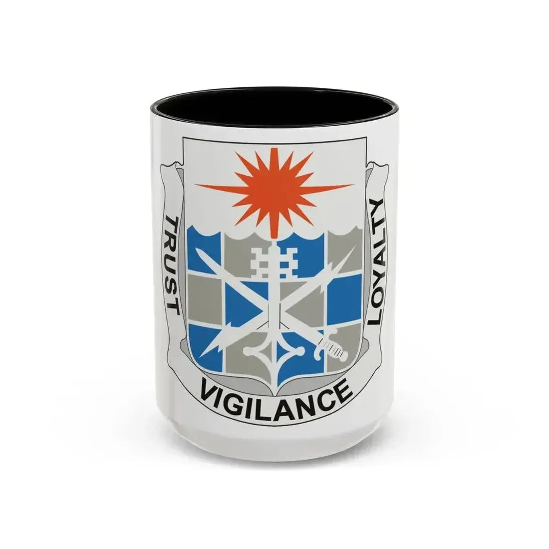 101 Military Intelligence Battalion (U.S. Army) Accent Coffee Mug 15oz Black - Go Mug Yourself