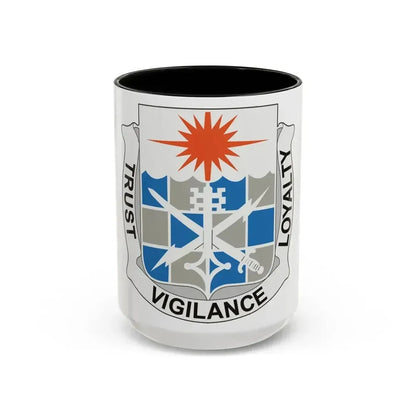 101 Military Intelligence Battalion (U.S. Army) Accent Coffee Mug 15oz Black - Go Mug Yourself