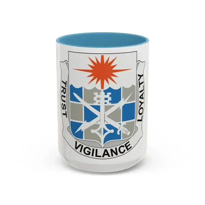 101 Military Intelligence Battalion (U.S. Army) Accent Coffee Mug 15oz Light Blue - Go Mug Yourself