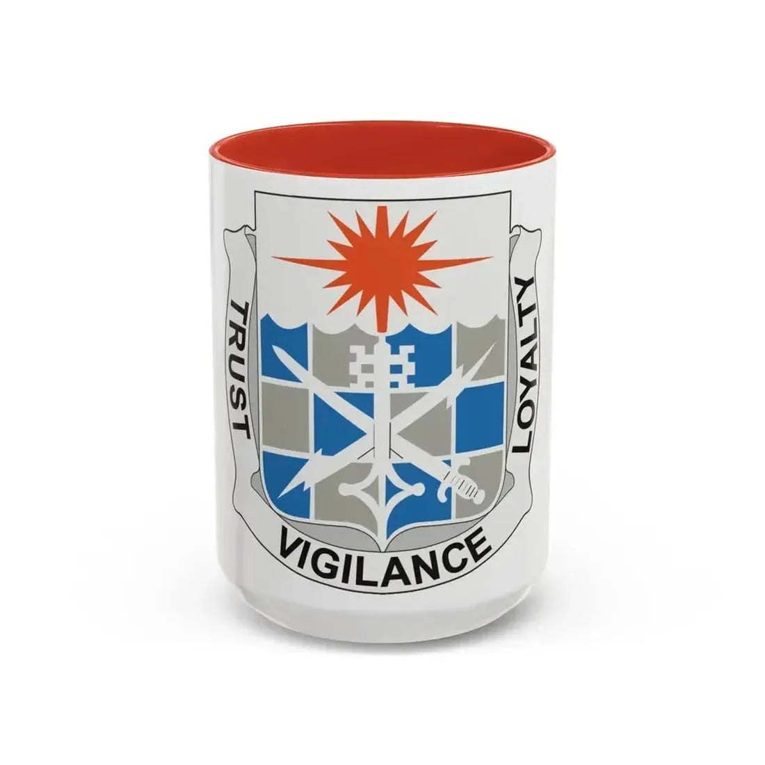 101 Military Intelligence Battalion (U.S. Army) Accent Coffee Mug 15oz Red - Go Mug Yourself