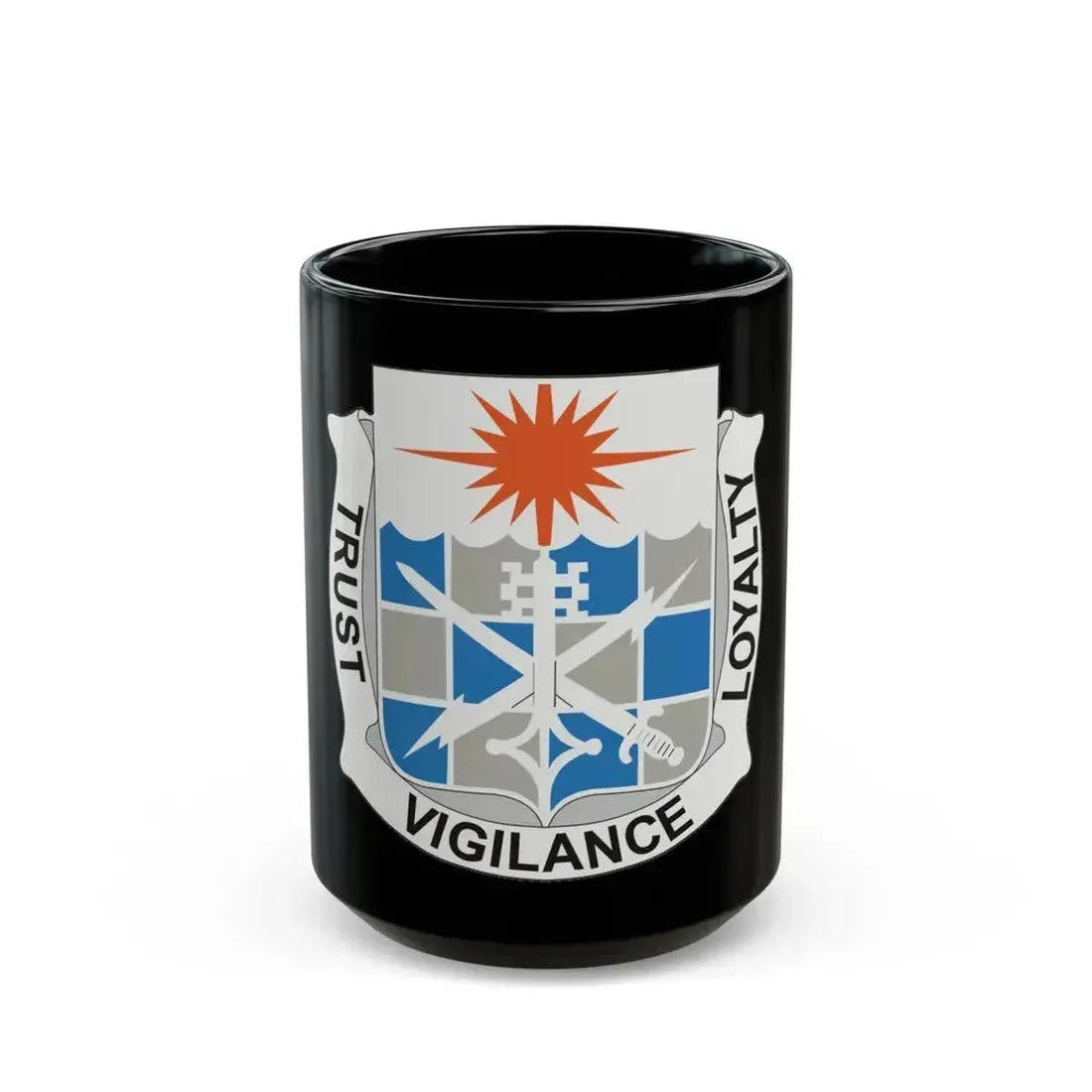 101 Military Intelligence Battalion (U.S. Army) Black Coffee Mug 15oz - Go Mug Yourself