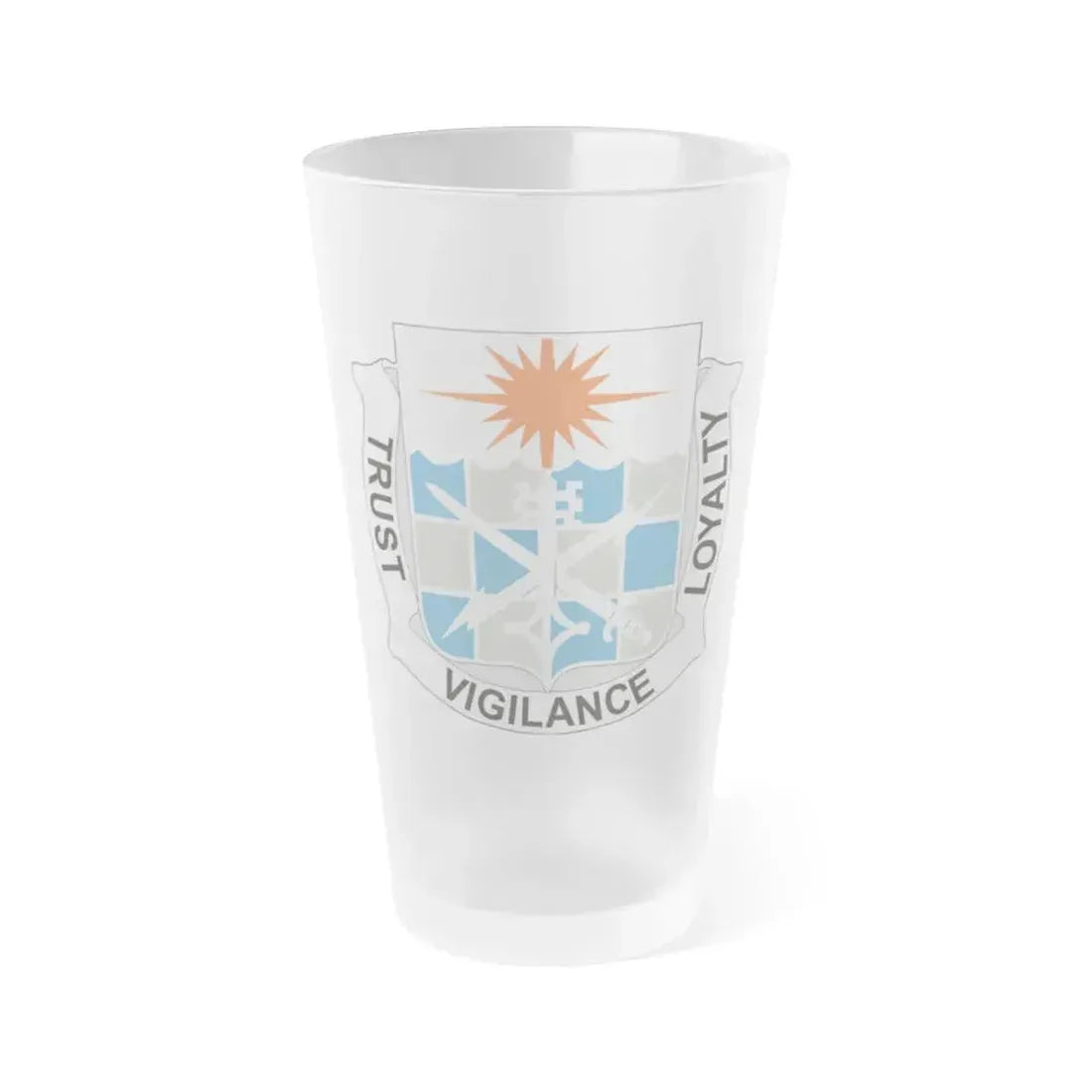 101 Military Intelligence Battalion (U.S. Army) Frosted Pint Glass 16oz Default Title - Go Mug Yourself