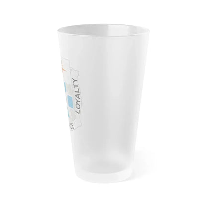 101 Military Intelligence Battalion (U.S. Army) Frosted Pint Glass 16oz - Go Mug Yourself