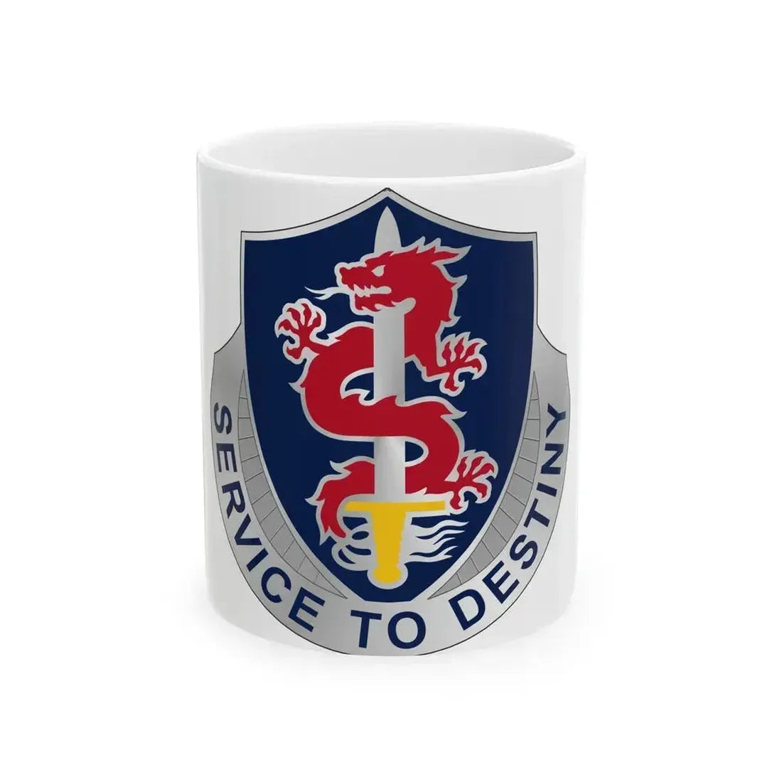 101 Personnel Services Battalion (U.S. Army) White Coffee Mug 11oz - Go Mug Yourself