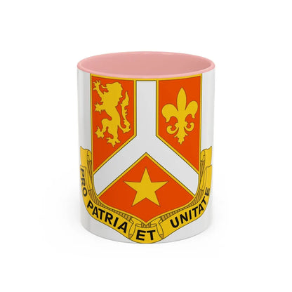 101 Signal Battalion (U.S. Army) Accent Coffee Mug-11oz-Pink-Go Mug Yourself
