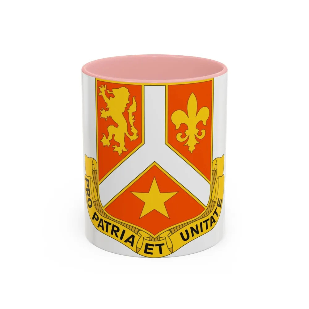 101 Signal Battalion (U.S. Army) Accent Coffee Mug-11oz-Pink-Go Mug Yourself