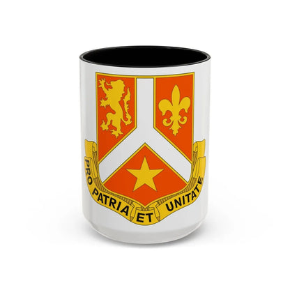 101 Signal Battalion (U.S. Army) Accent Coffee Mug-15oz-Black-Go Mug Yourself