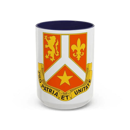 101 Signal Battalion (U.S. Army) Accent Coffee Mug 15oz Navy - Go Mug Yourself