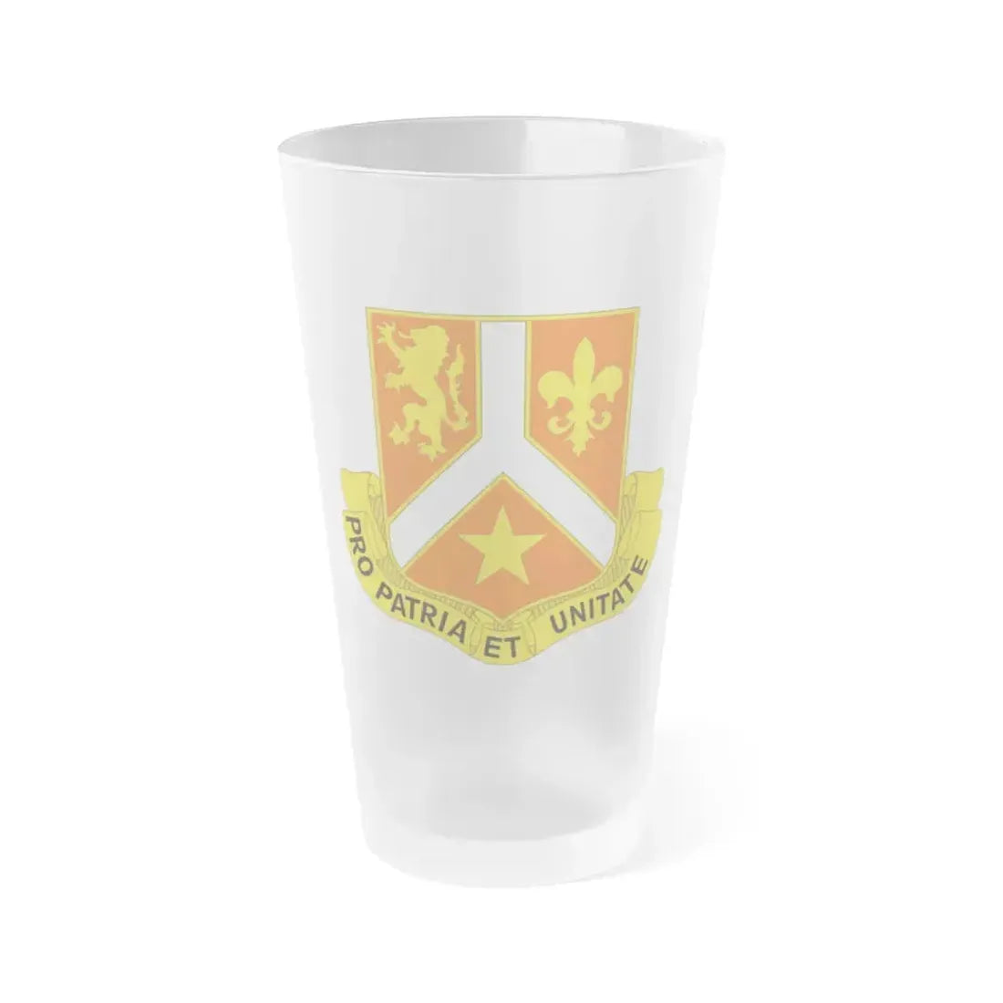 101 Signal Battalion (U.S. Army) Frosted Pint Glass 16oz Default Title - Go Mug Yourself