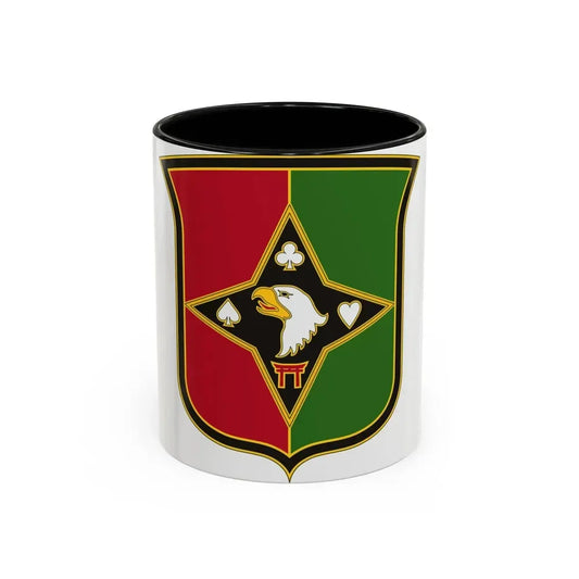 101 Sustainment Brigade 2 (U.S. Army) Accent Coffee Mug 11oz Black - Go Mug Yourself