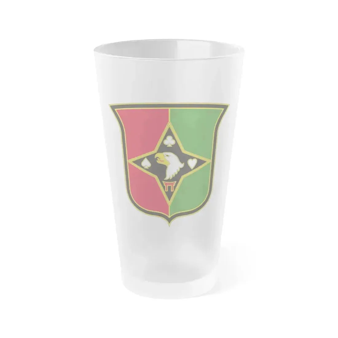 101 Sustainment Brigade 2 (U.S. Army) Frosted Pint Glass 16oz Default Title - Go Mug Yourself