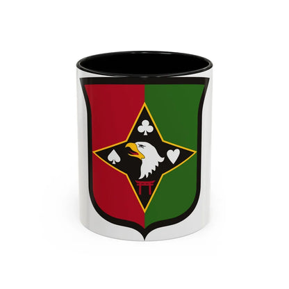 101 Sustainment Brigade (U.S. Army) Accent Coffee Mug-11oz-Black-Go Mug Yourself