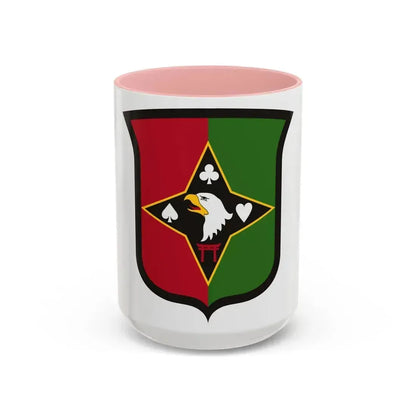 101 Sustainment Brigade (U.S. Army) Accent Coffee Mug 15oz Pink - Go Mug Yourself