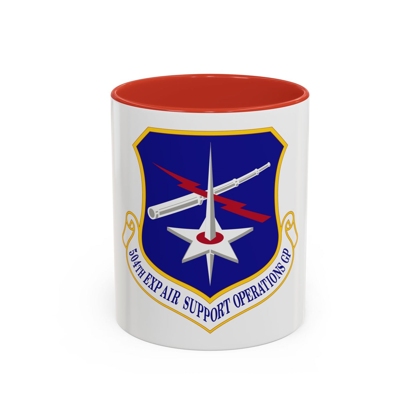 504th Expeditionary Air Support Operations Group (U.S. Air Force) Accent Coffee Mug