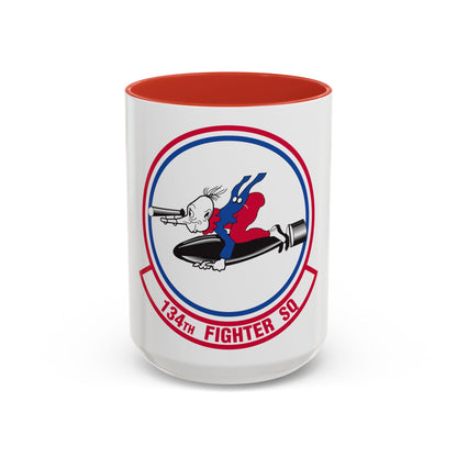 134 Fighter Squadron (U.S. Air Force) Accent Coffee Mug