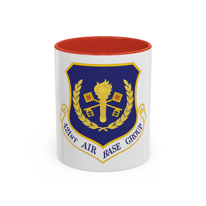 421st Air Base Group (U.S. Air Force) Accent Coffee Mug