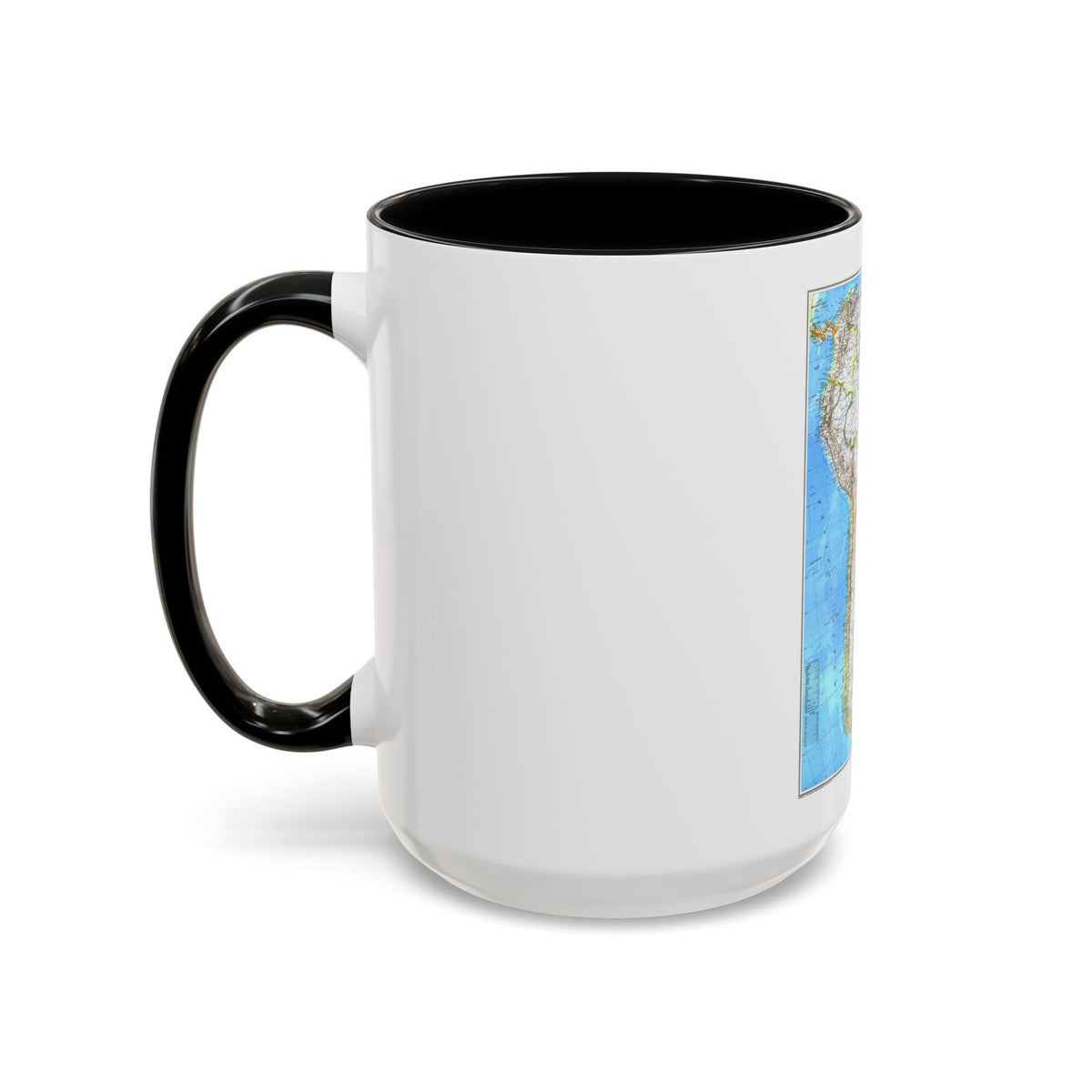 South America (1992) (Map) Accent Coffee Mug