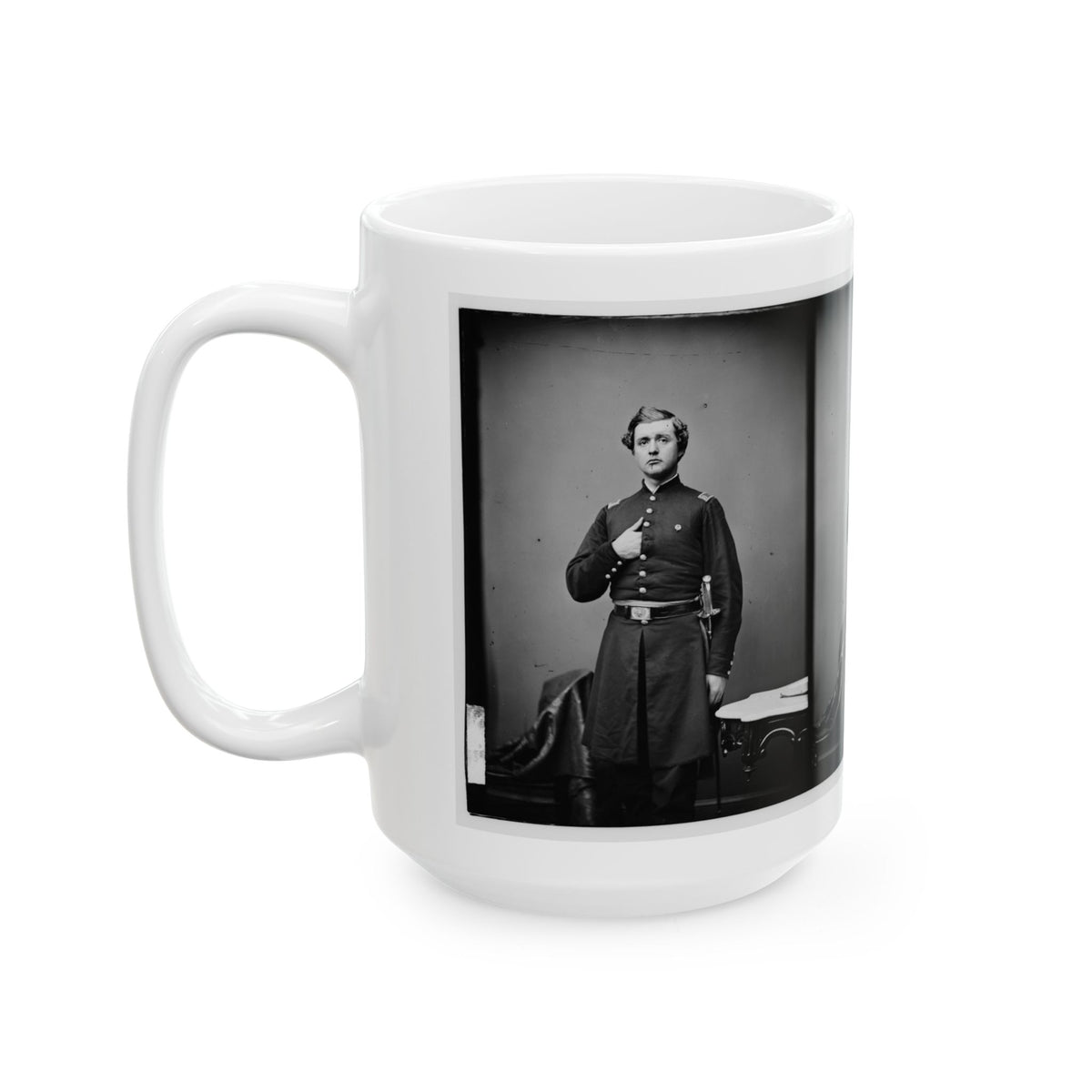 Adj. L.C. Parmalee, 2nd U.S. Sharpshooter (U.S. Civil War) White Coffee Mug