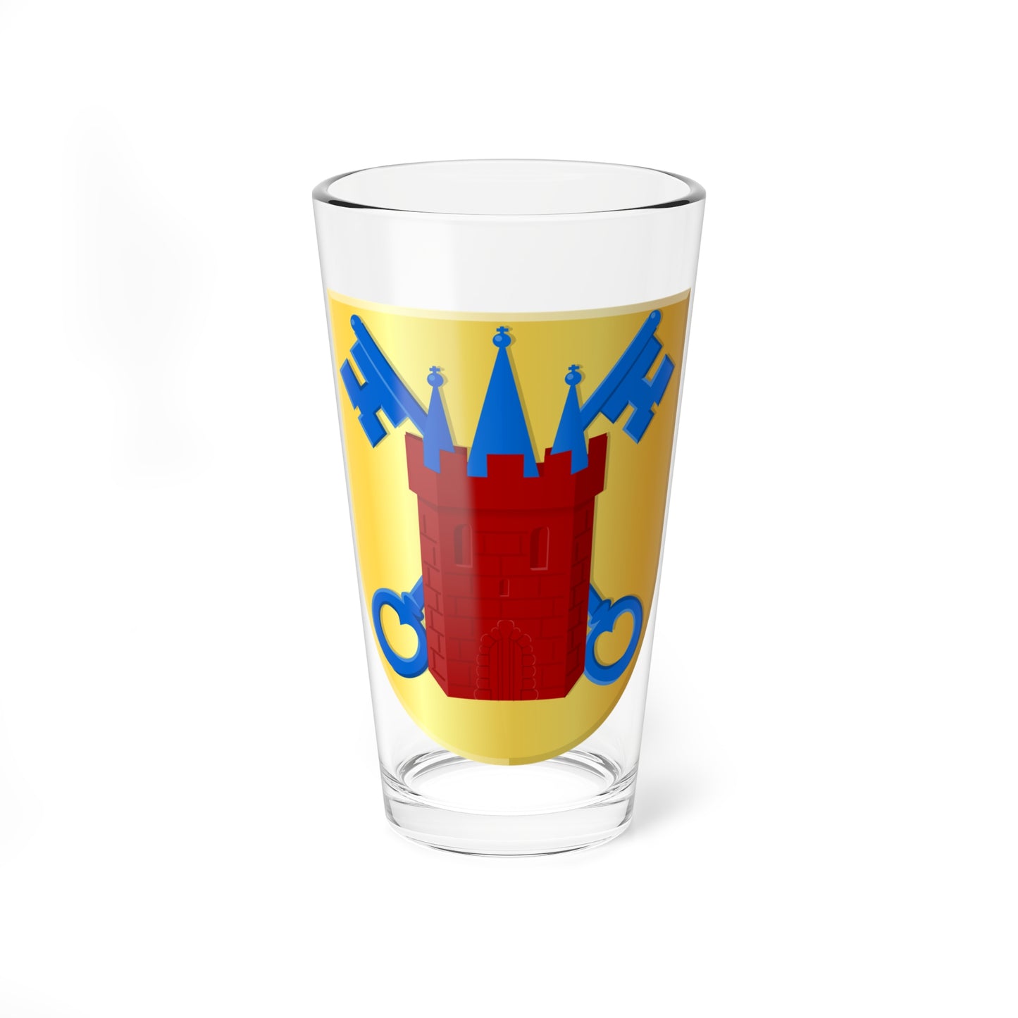 Sloten Fr wapen 1918 (Netherlands) (Coat of Arms) Pint Glass 16oz