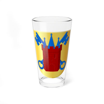 Sloten Fr wapen 1918 (Netherlands) (Coat of Arms) Pint Glass 16oz