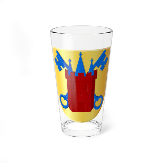 Sloten Fr wapen 1918 (Netherlands) (Coat of Arms) Pint Glass 16oz