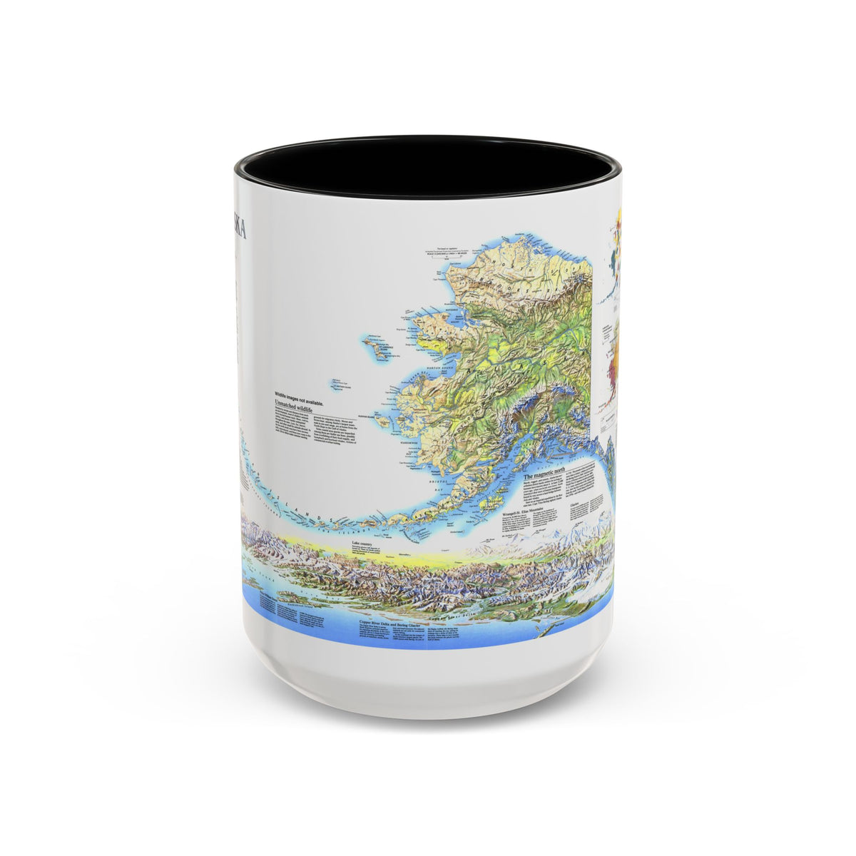 Alaska 2 (1994) (Map) Accent Coffee Mug