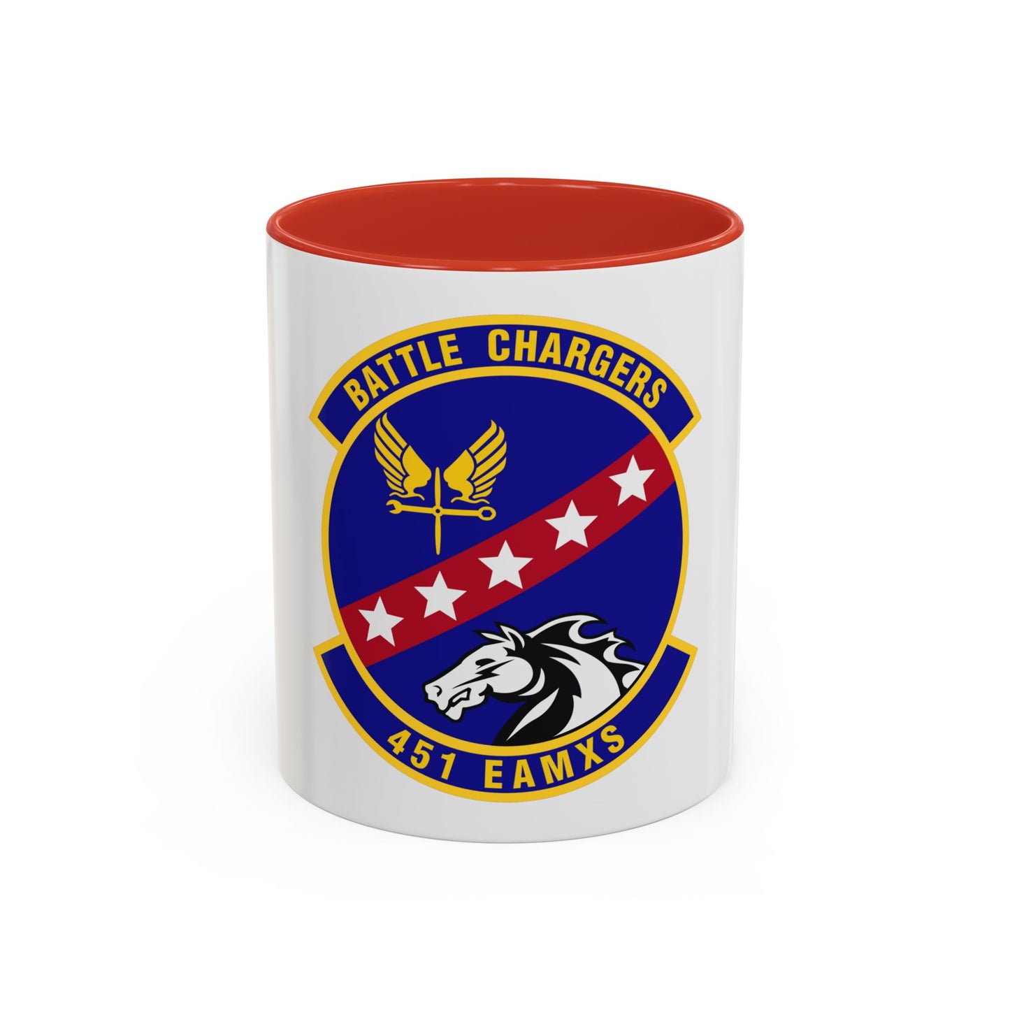 451st Expeditionary Aircraft Maintenance Squadron (U.S. Air Force) Accent Coffee Mug