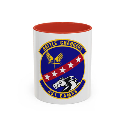 451st Expeditionary Aircraft Maintenance Squadron (U.S. Air Force) Accent Coffee Mug