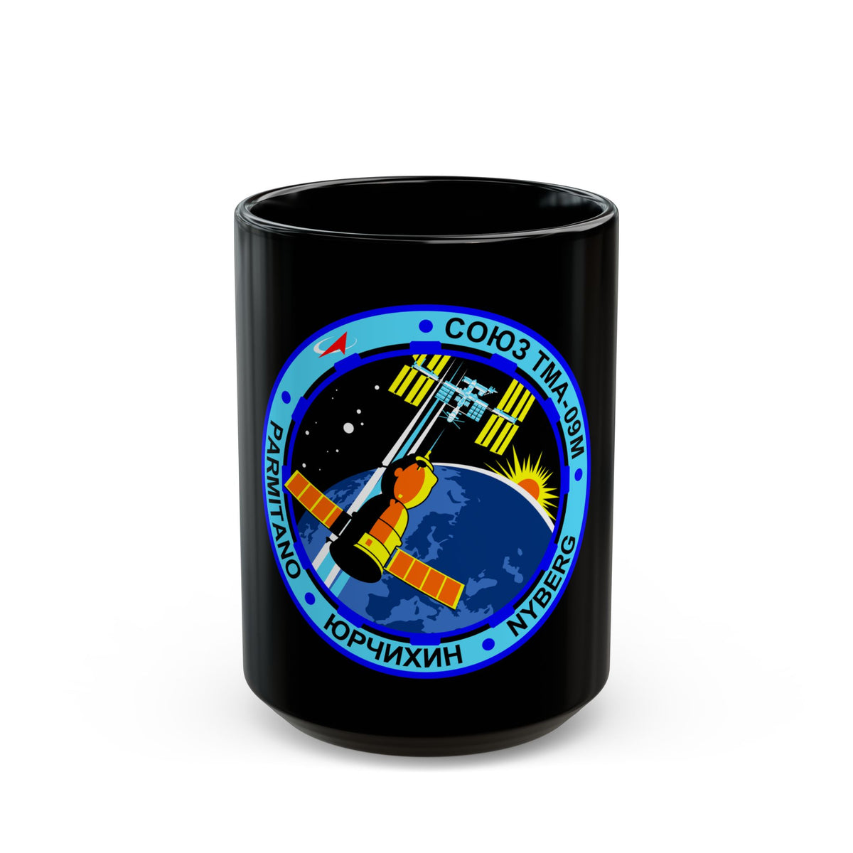 Soyuz TMA-09M (Soyuz Programme) Black Coffee Mug
