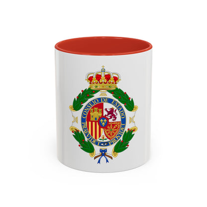 Coat of Arms of the Spanish Council of State - Accent Coffee Mug