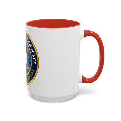 Cyber National Mission Force (U.S. Army) Accent Coffee Mug