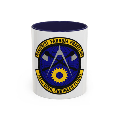 231st Civil Engineer Flight (U.S. Air Force) Accent Coffee Mug