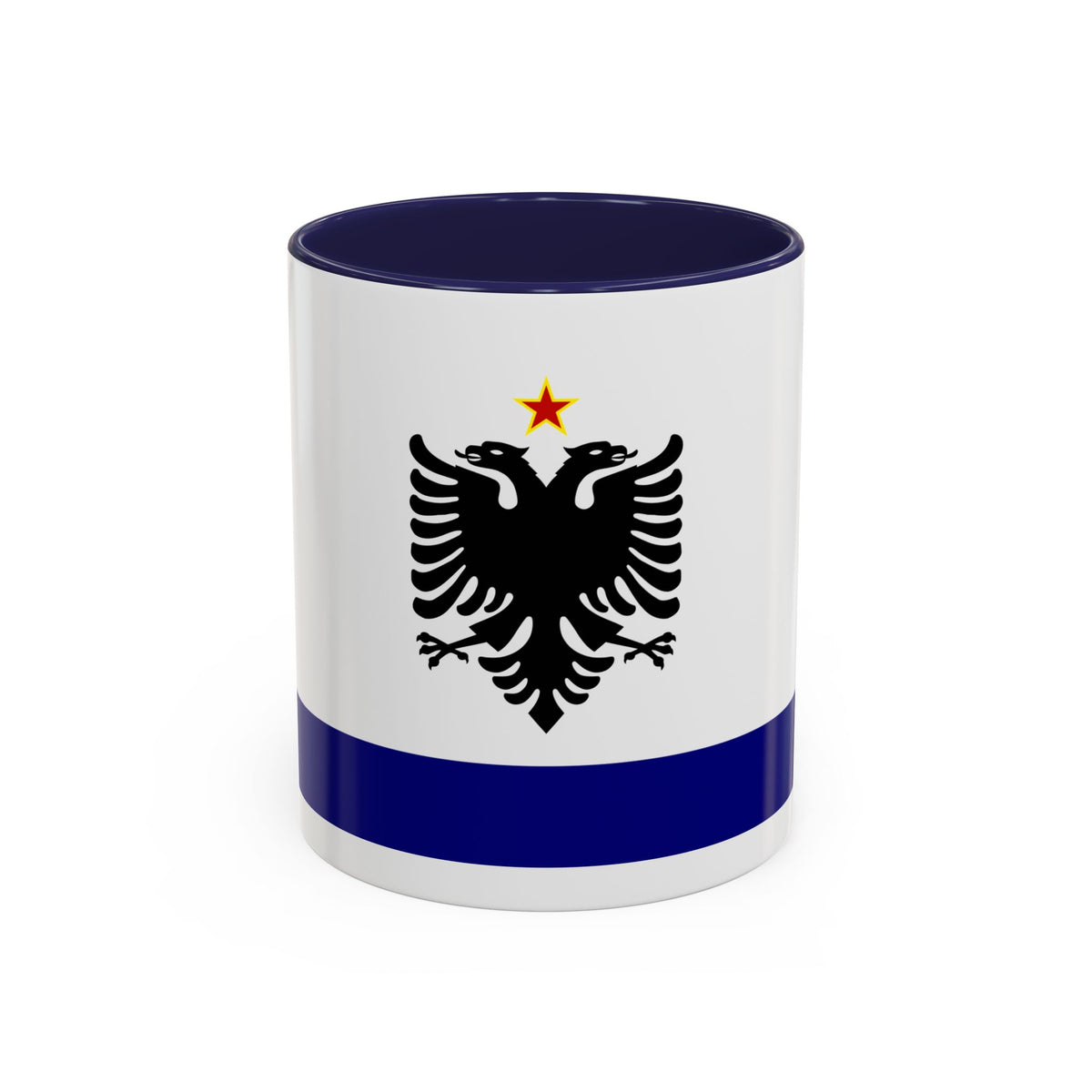 Government Ensign of Albania 1958 to 1992 - Accent Coffee Mug