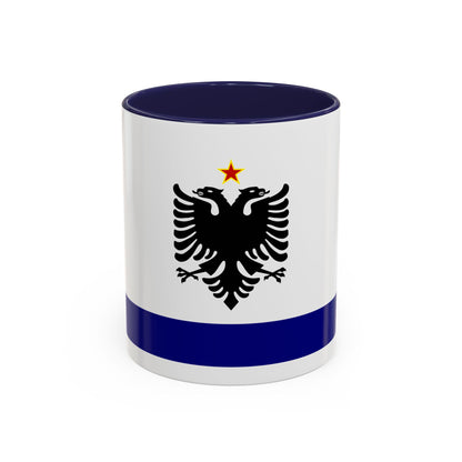 Government Ensign of Albania 1958 to 1992 - Accent Coffee Mug