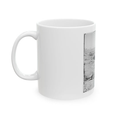 Petersburg, Va. View Of Fort Sedgwick (U.S. Civil War) White Coffee Mug