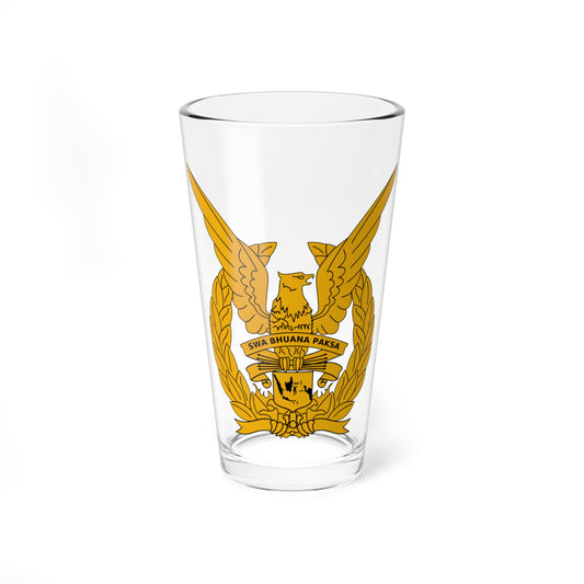 Tentara Nasional Indonesia Angkatan Udara insignia (Indonesia) (Coat of Arms) Pint Glass 16oz