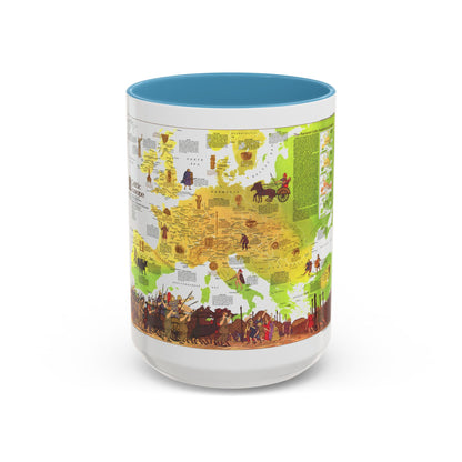 Europe - Celtic (1977) (Map) Accent Coffee Mug