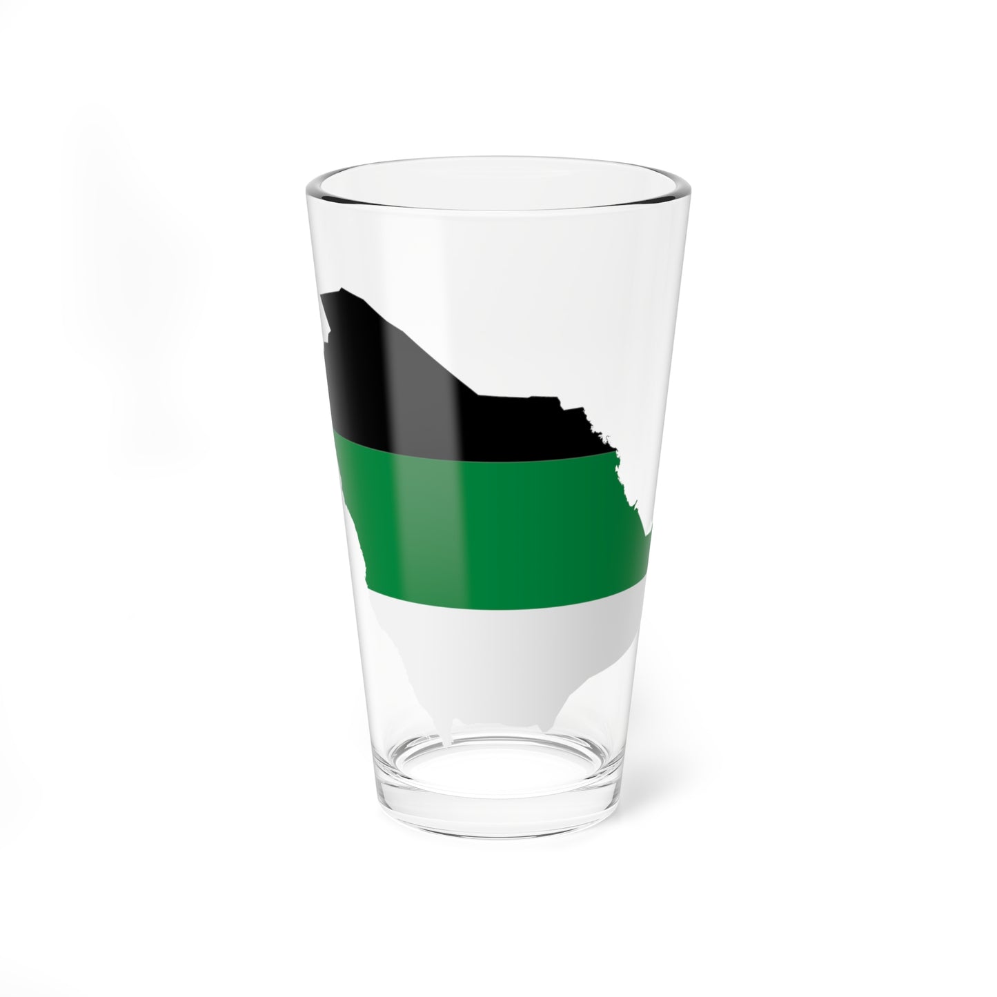 Flag map of Arabia (Saudi Arabia) Pint Glass 16oz