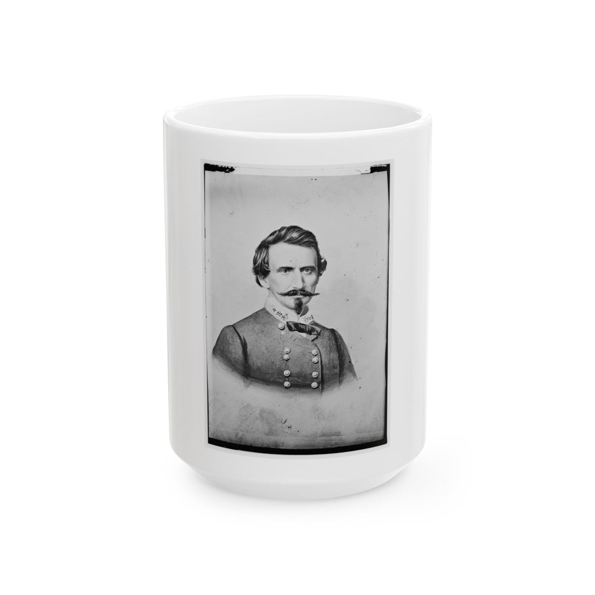 Benjamin Mcculloch, C.S.A. (U.S. Civil War) White Coffee Mug