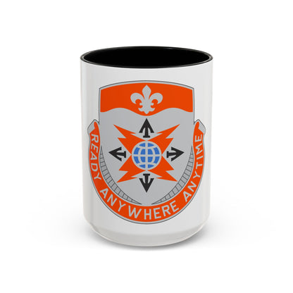 324 Signal Battalion (U.S. Army) Accent Coffee Mug