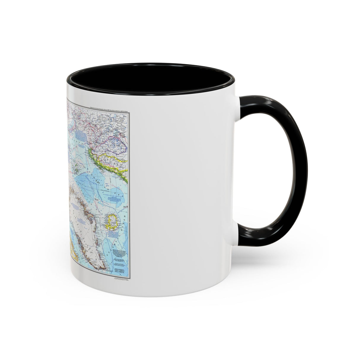 Arctic Ocean (1983) (Map) Accent Coffee Mug