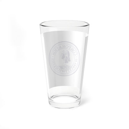 Flag of Yonkers, New York - Pint Glass 16oz