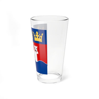 Jonkopings lan vapenflagga (Sweden) Pint Glass 16oz